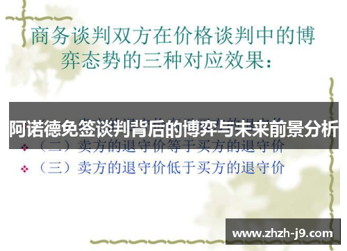 阿诺德免签谈判背后的博弈与未来前景分析